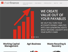 Tablet Screenshot of chainfinance.com